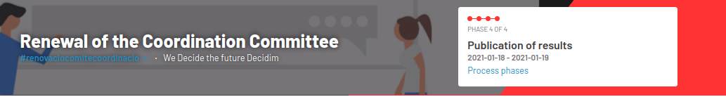 Header with processes phases link